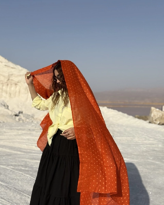 شال هندی نخی