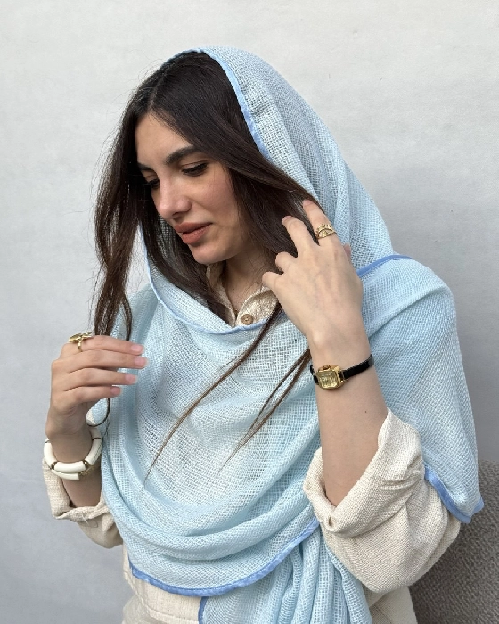 شال نخی دسته ماهی