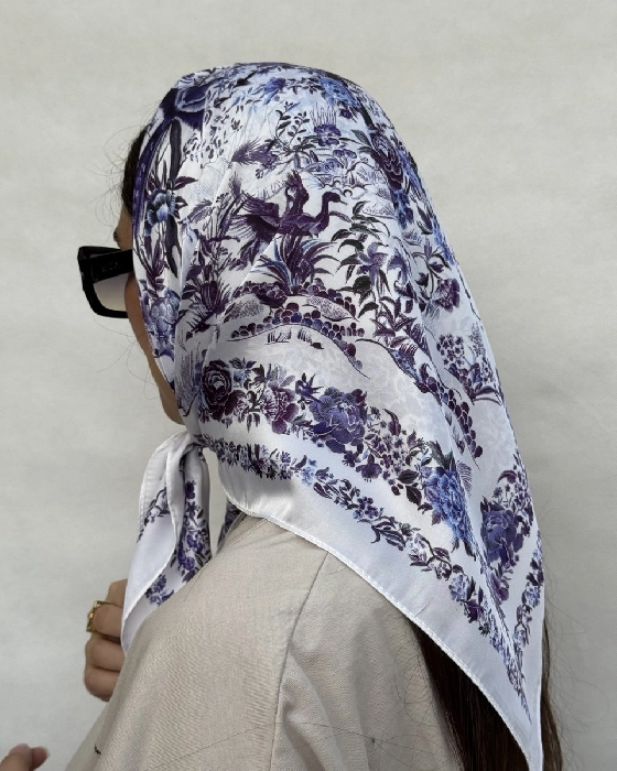 مینی اسکارف ابریشم وارداتی ایلکا